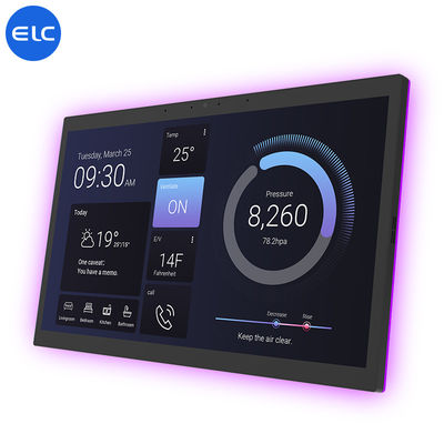 15.6 pouces Smart Home Gratuit POE Panneau LCD Full HD Écran Avec RK3566 Bluetooth 5.3