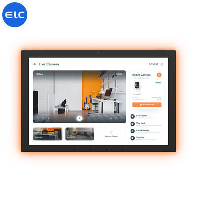 10.1 pouces gratuit POE Tuya Smart Home Tablette Produits avec LED Light Bar