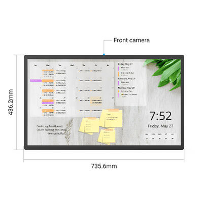 32' Android Tablet WiFi 6 Cadre ultra étroit Pour le calendrier numérique de la maison intelligente