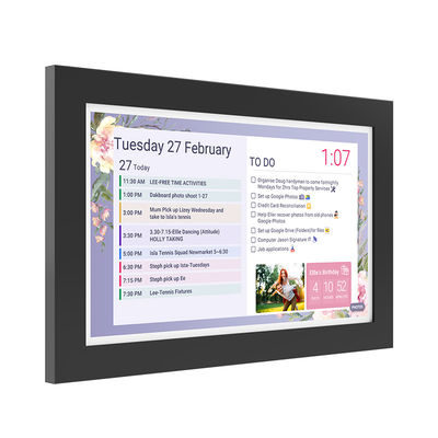 Tablette à écran tactile ultra-mince Smart Home Timing Tablet WiFi 6 avec Mu-MIMO pour affichage du calendrier
