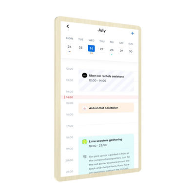 Goodnotes Compatible Android 14 Logiciel gratuit Calendrier numérique mural pour la planification familiale