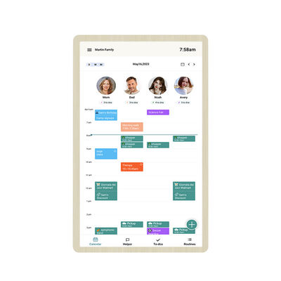 14 pouces RK3576 Incell écran tactile calendrier intelligent affichage murale pour la gestion du temps