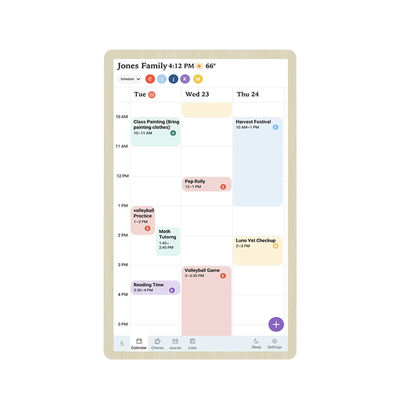 14 pouces RK3576 Incell écran tactile calendrier intelligent affichage murale pour la gestion du temps