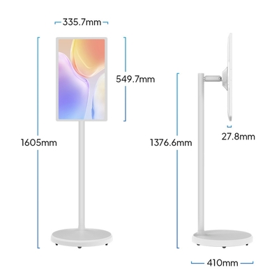 ELC SW2495T Écran de signalisation numérique vertical tactile 24 pouces 1920*1080 250cd/m² 10 points Tactile In-Cell pour Ordinateurs portables, Points de vente, Tablettes, Kiosques de vente