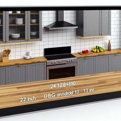 Écran d'affichage numérique 24 32 pouces 8+128 Go Android 13 1920*1080, écran d'affichage pour cuisine, système d'affichage pour cuisine