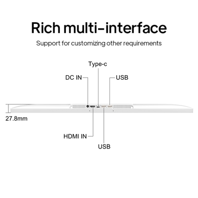24 pouces 32 pouces écran incell affichage LCD écran tactile Android 13 publicité affichage numérique Chaîne de restaurants et de boissons