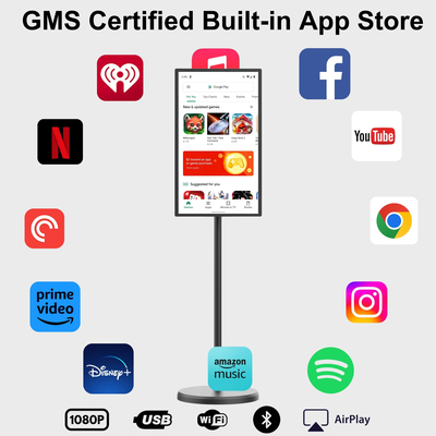 24 pouces 32 pouces écran incell affichage LCD écran tactile Android 13 publicité affichage numérique Chaîne de restaurants et de boissons