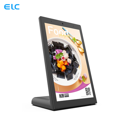 Android Signage de rétroaction client Android 10.0 Signage numérique en forme de L Tablettes de restaurant 10 pouces menu tablette menu écran restaurant menu