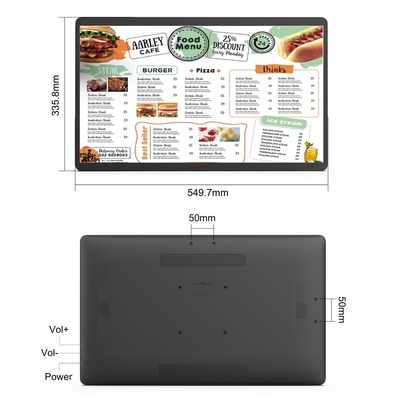 Système de point de vente pour restaurant à écran tactile, borne 24 pouces, tablette de bureau, écran de moniteur portable, Android 13 intelligent, écran de télévision, tablette PC