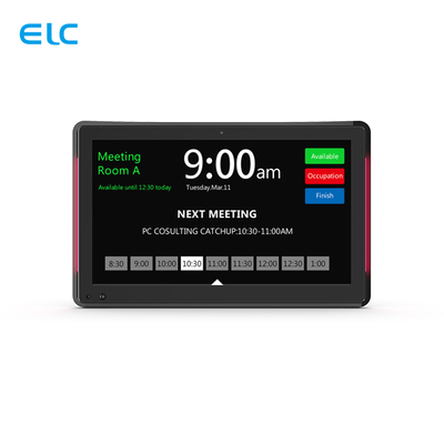 Tablette de salle de réunion Android 10,1 pouces avec POE et barre lumineuse LED