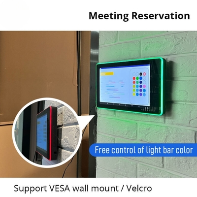 10.1 Inch Android Meeting Room Tablet with LED Light Bar Wall Mount