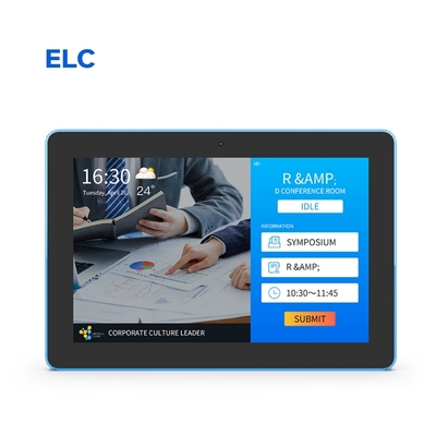 Tablette de salle de réunion Android 10,1 pouces avec POE et barre lumineuse LED