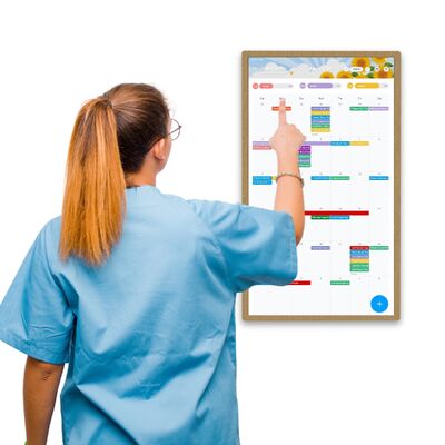 Calendrier intelligent de l'usine liste de contrôle du calendrier familial affichage RK3576 android 13 calendrier tactile intelligent