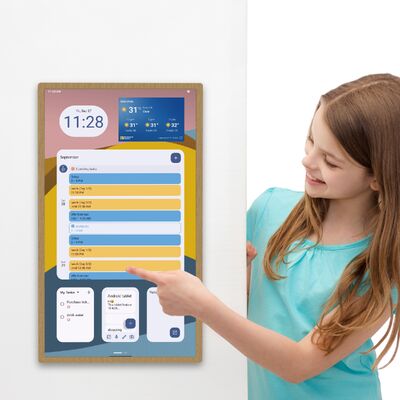 ELC Nouveau design de l'affichage de la liste de contrôle du calendrier RK3576 android 13 Smart touch screen Calender famille de calendrier intelligent