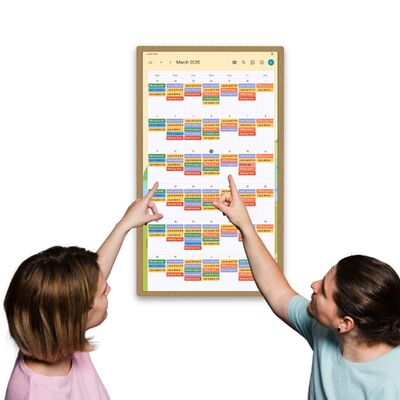 Calendrier liste de contrôle affichage écran tactile intelligent calendrier électronique calendrier intelligent famille calendrier intelligent