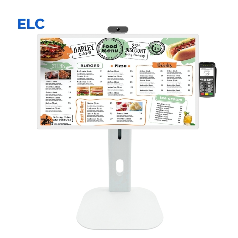 ELC SW2495T Écran de signalisation numérique vertical tactile 24 pouces 1920*1080 250cd/m² 10 points Tactile In-Cell pour Ordinateurs portables, Points de vente, Tablettes, Kiosques de vente