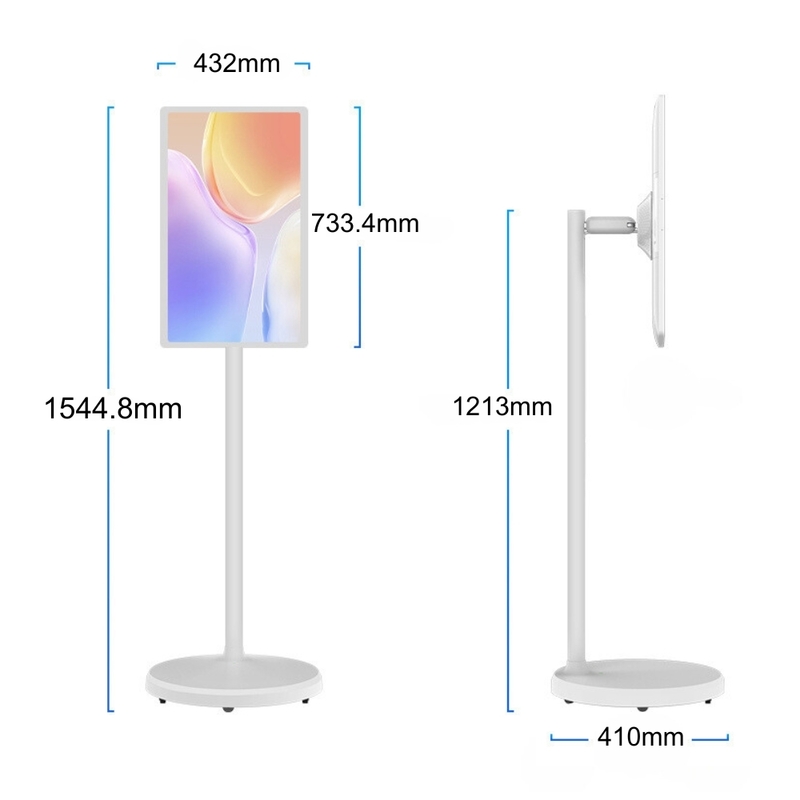 24 pouces 32 pouces écran incell affichage LCD écran tactile Android 13 publicité affichage numérique Chaîne de restaurants et de boissons