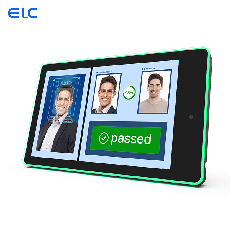 Tablette de salle de réunion Android 10,1 pouces avec POE et barre lumineuse LED