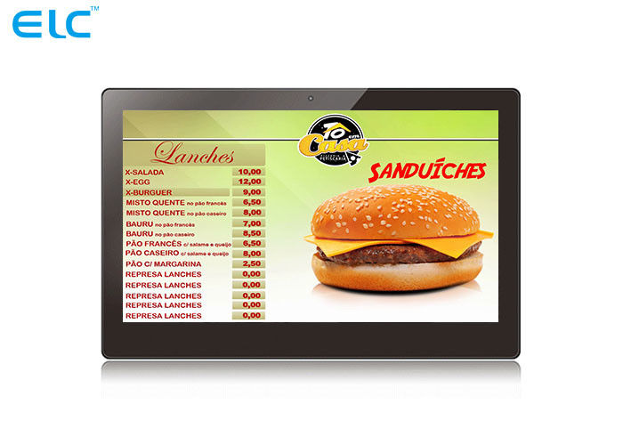 Tablette d'Android actionnée par POE de noyau de quadruple, Signage de Digital d'écran tactile
