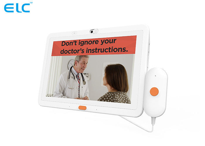 Le comprimé médical 10,1 » Android d'écran tactile de Signage de Digital de soins de santé 8,1 RK32888 montrent le téléphone portatif