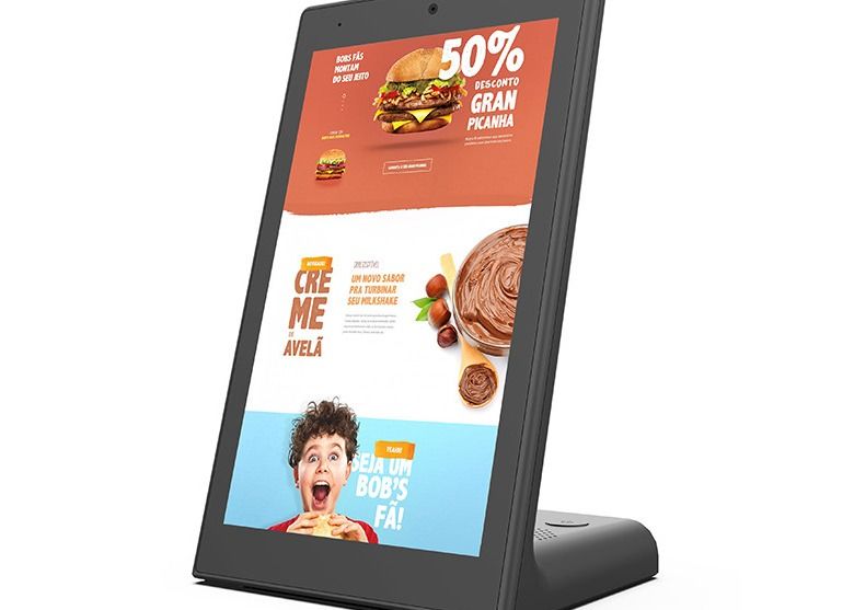 Signage vertical d'Android 8,1 Digital avec l'écran tactile de 8 pouces