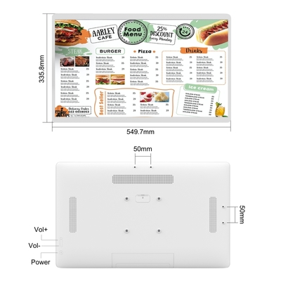 Écrans d'affichage de cuisine Terminal de point de vente informatique Écran étanche et résistant à l'huile pour KDS Restaurant