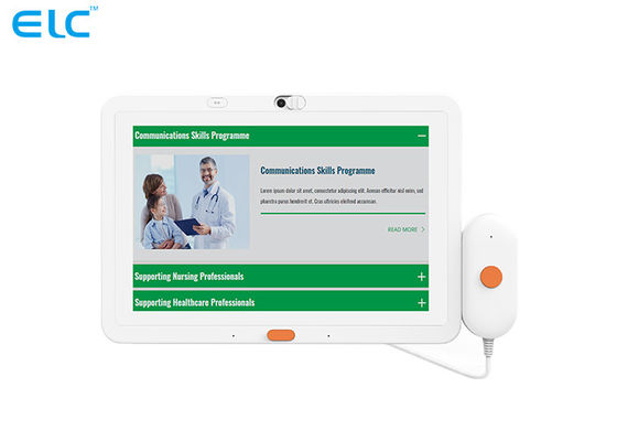Le comprimé médical 10,1 » Android d'écran tactile de Signage de Digital de soins de santé 8,1 RK32888 montrent le téléphone portatif